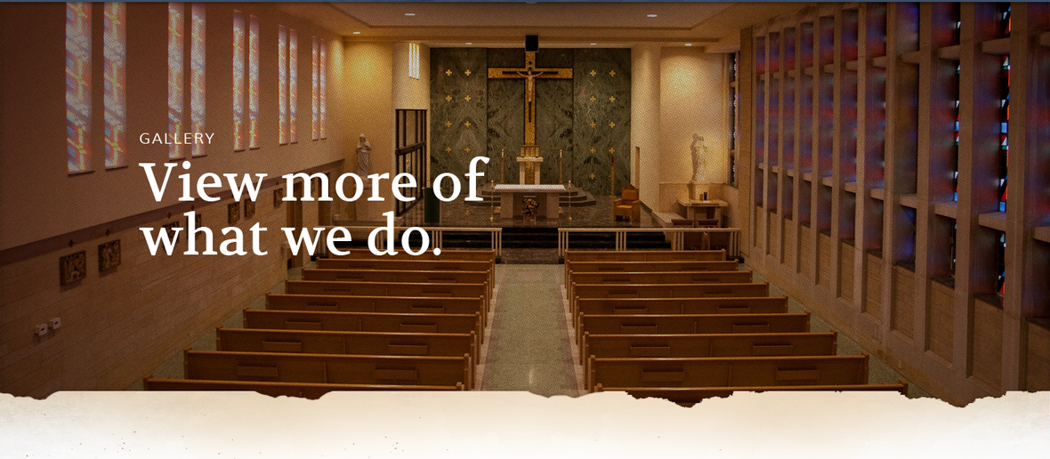 Banner picture for the Gallery page of Franciscan Brothers in Springfield, Illinois